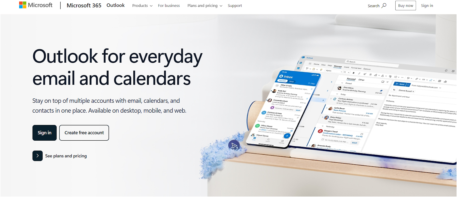 Outlook Homepage