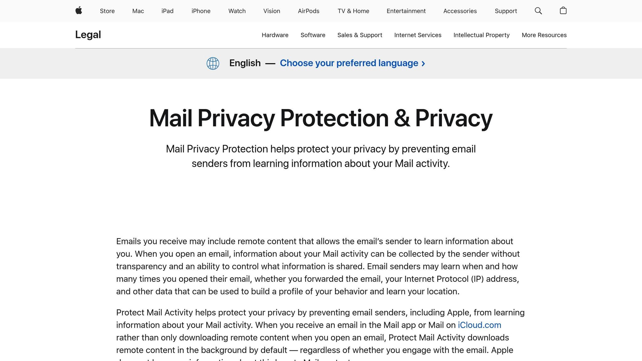 Apple Mail Privacy Protection
