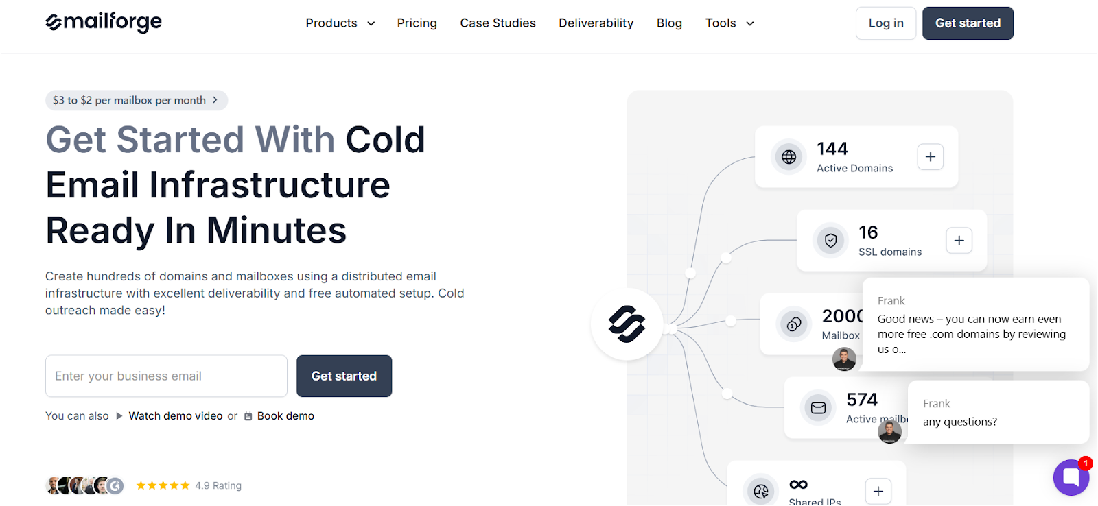 Mailforge Homepage