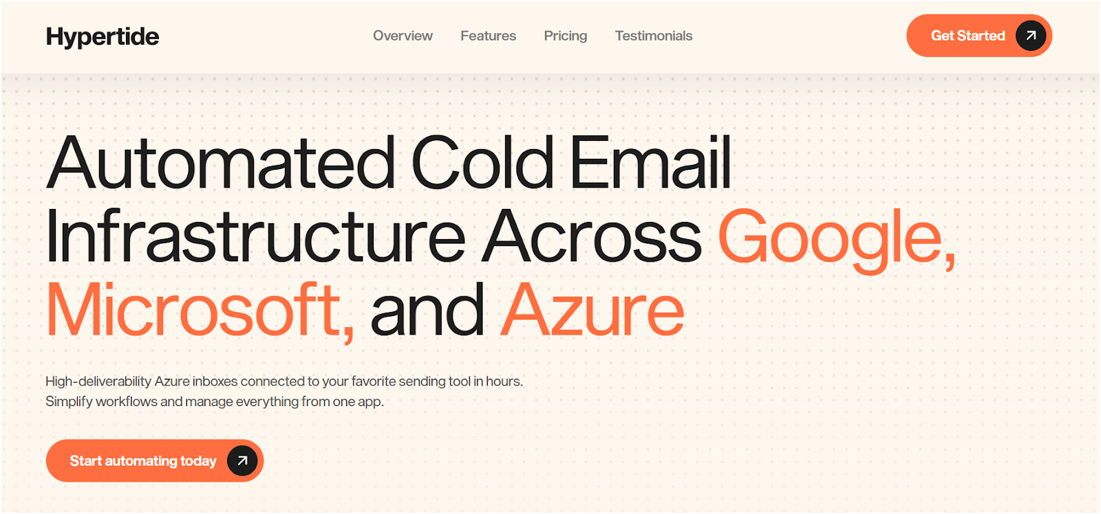 Hypertide homepage