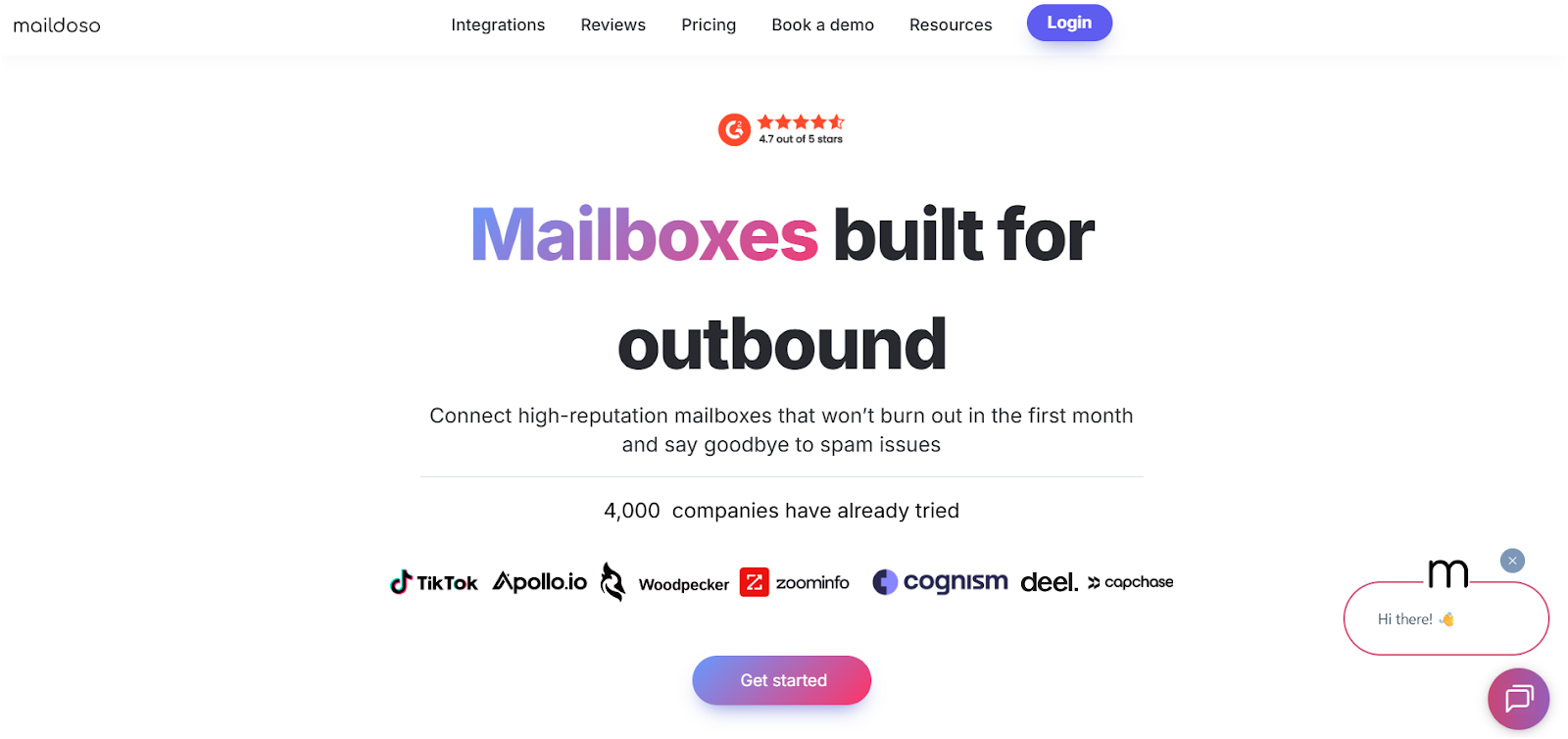 Maildoso Homepage