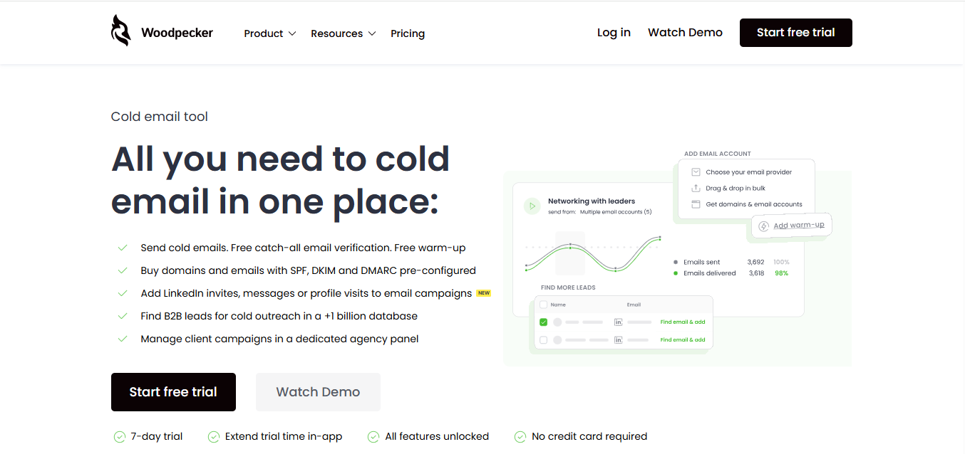 Woodpecker - Cold Email tool