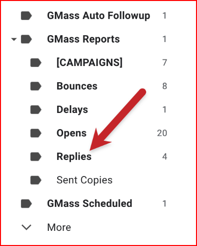 reply management in Gmass