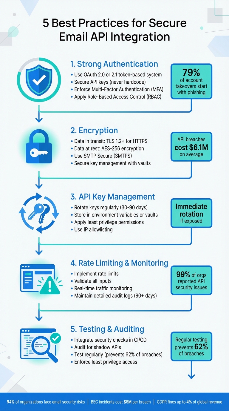 5 Best Practices for Secure Email API Integration