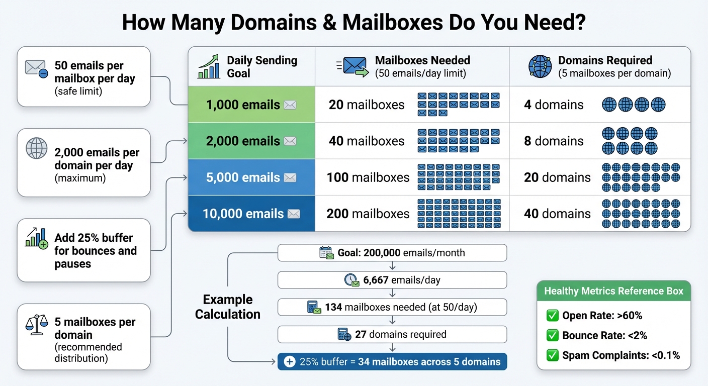 Email Domain Scaling Requirements: Daily Volume to Infrastructure Calculator
