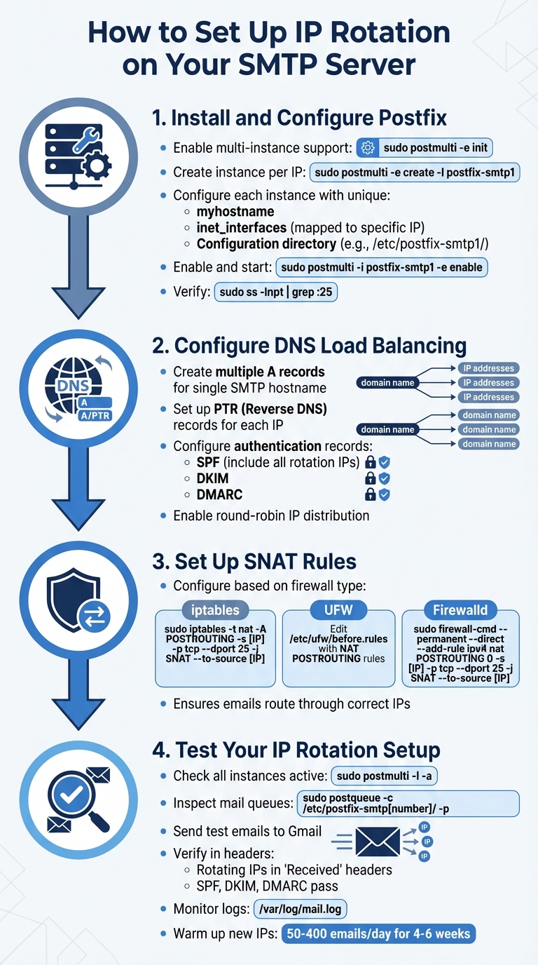 4-Step Guide to Setting Up IP Rotation for SMTP Servers