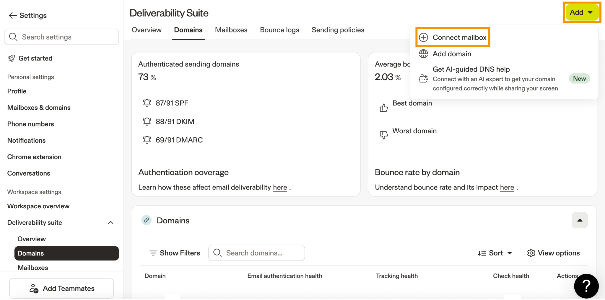 Apollo email infrastructure