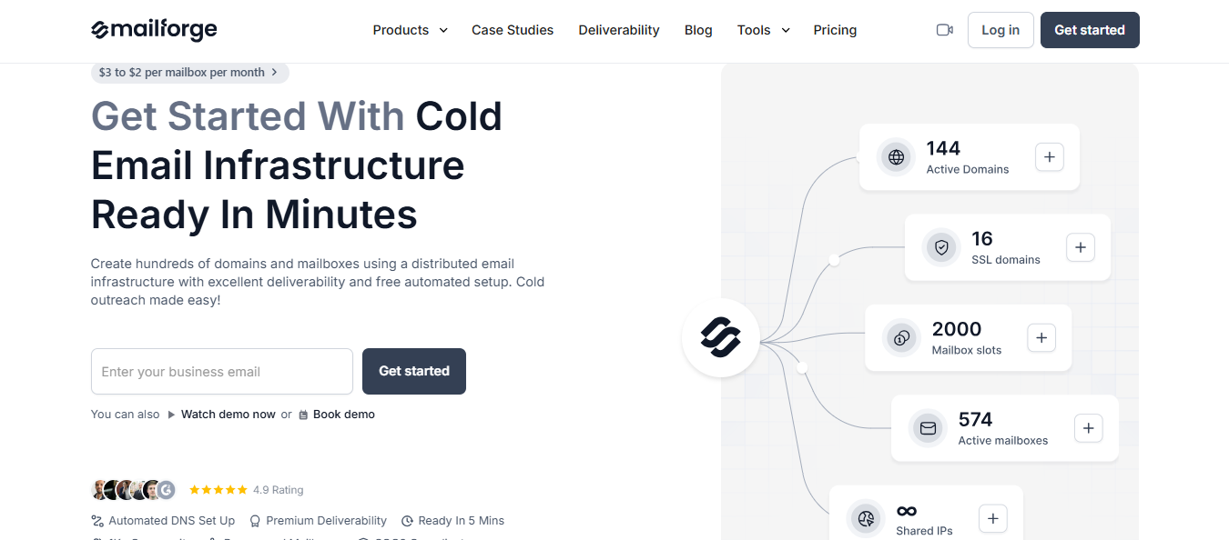 Mailforge Homepage