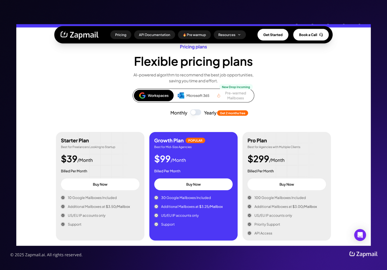Zapmail Pricing Tiers