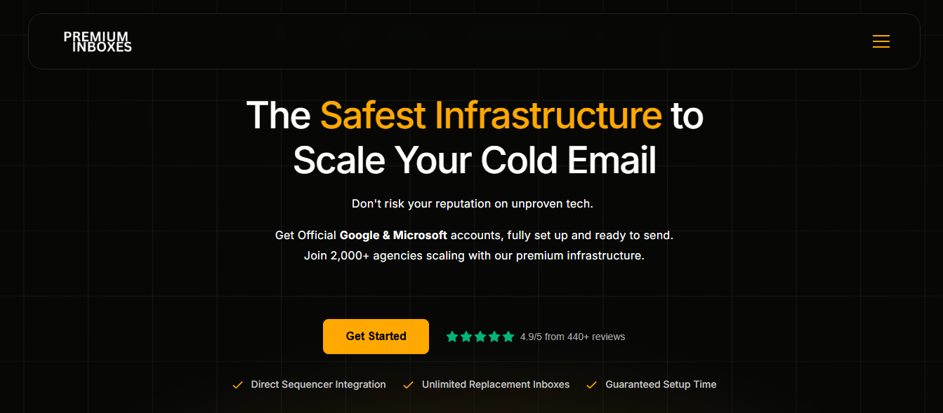 PremiumInboxes Homepage