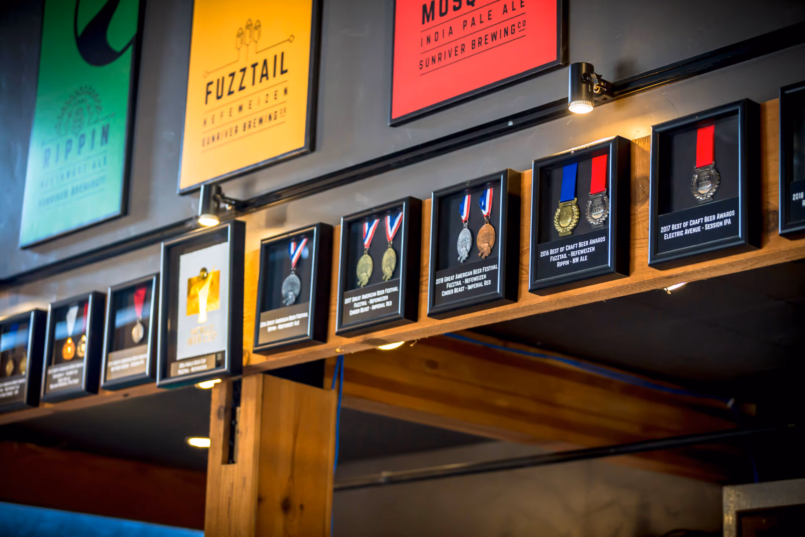 2022 Sunriver Brewing National & Regional Awards