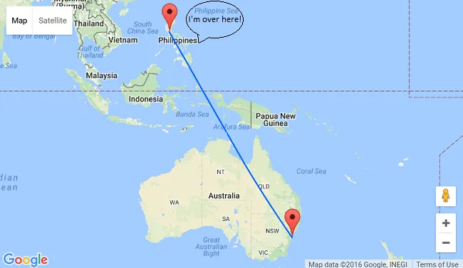 Australia and the Philippines