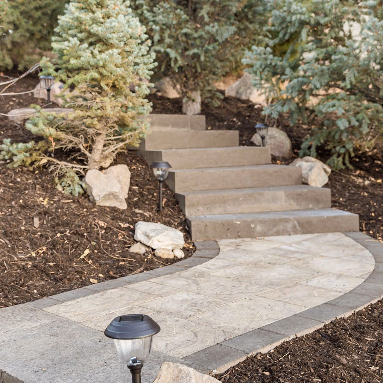 Professional tree and shrub planting project by Front Range Outdoor Solutions in Greeley CO