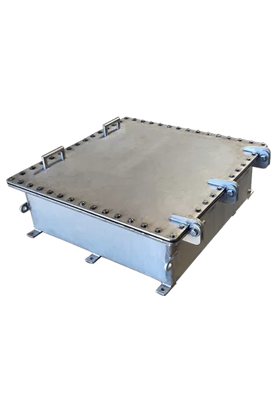 Stainless steel NEMA 6P wall mount enclosure