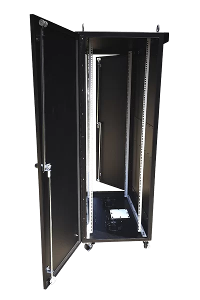NEMA 3R enclosure with 19″ rack