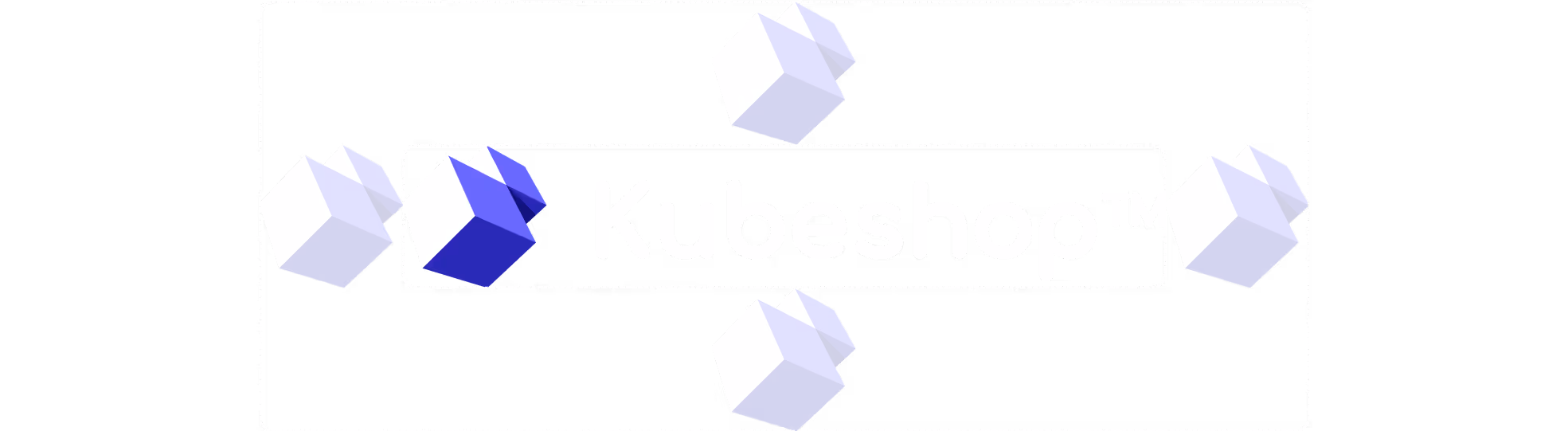 Kubeshop master logo — cube-derived symbol with Nunito typeface