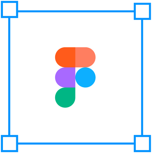 Figma logo composed of colorful overlapping shapes in red, purple, blue, and green.