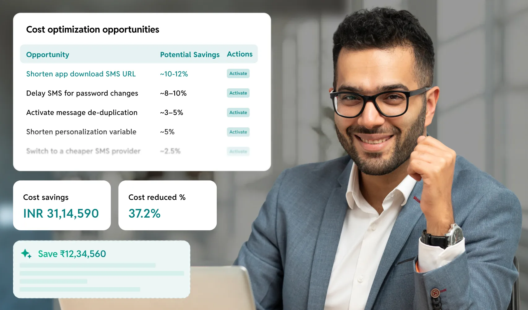Cut Messaging Costs Intelligently image illustration