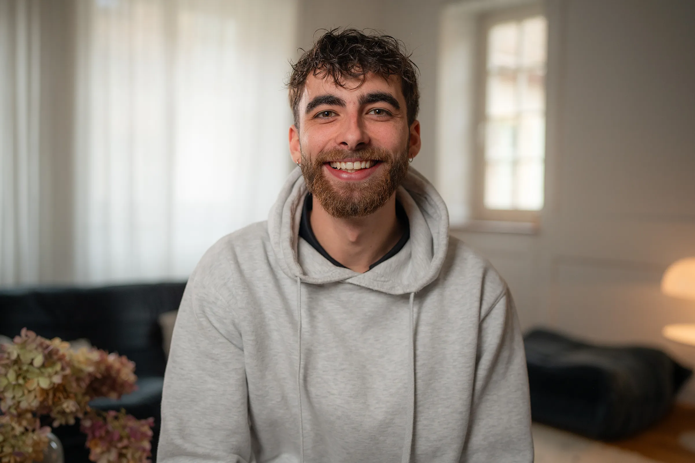 Photo du co-fondateur Martin Amez-Droz souriant