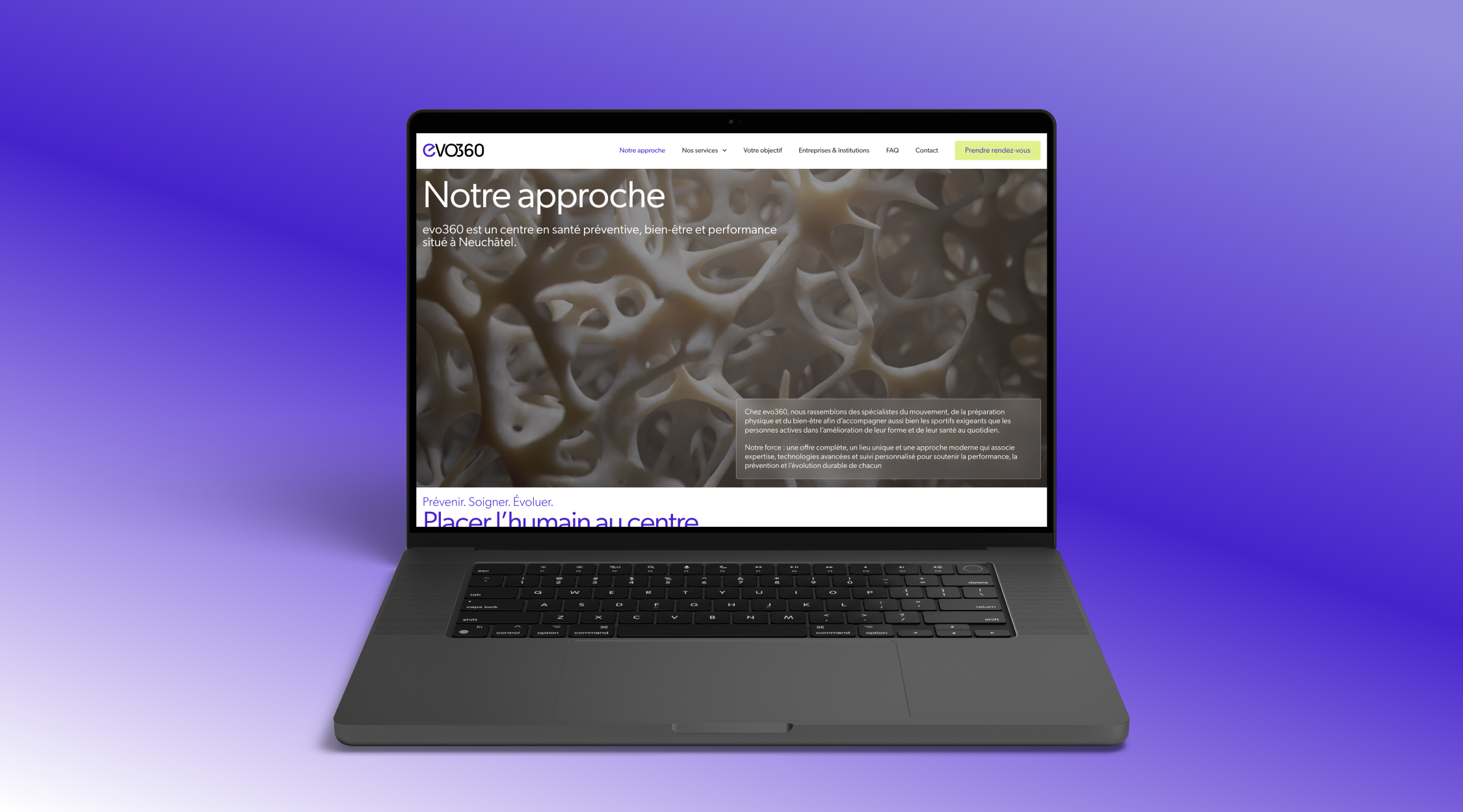 Capture d'écran d'evo360