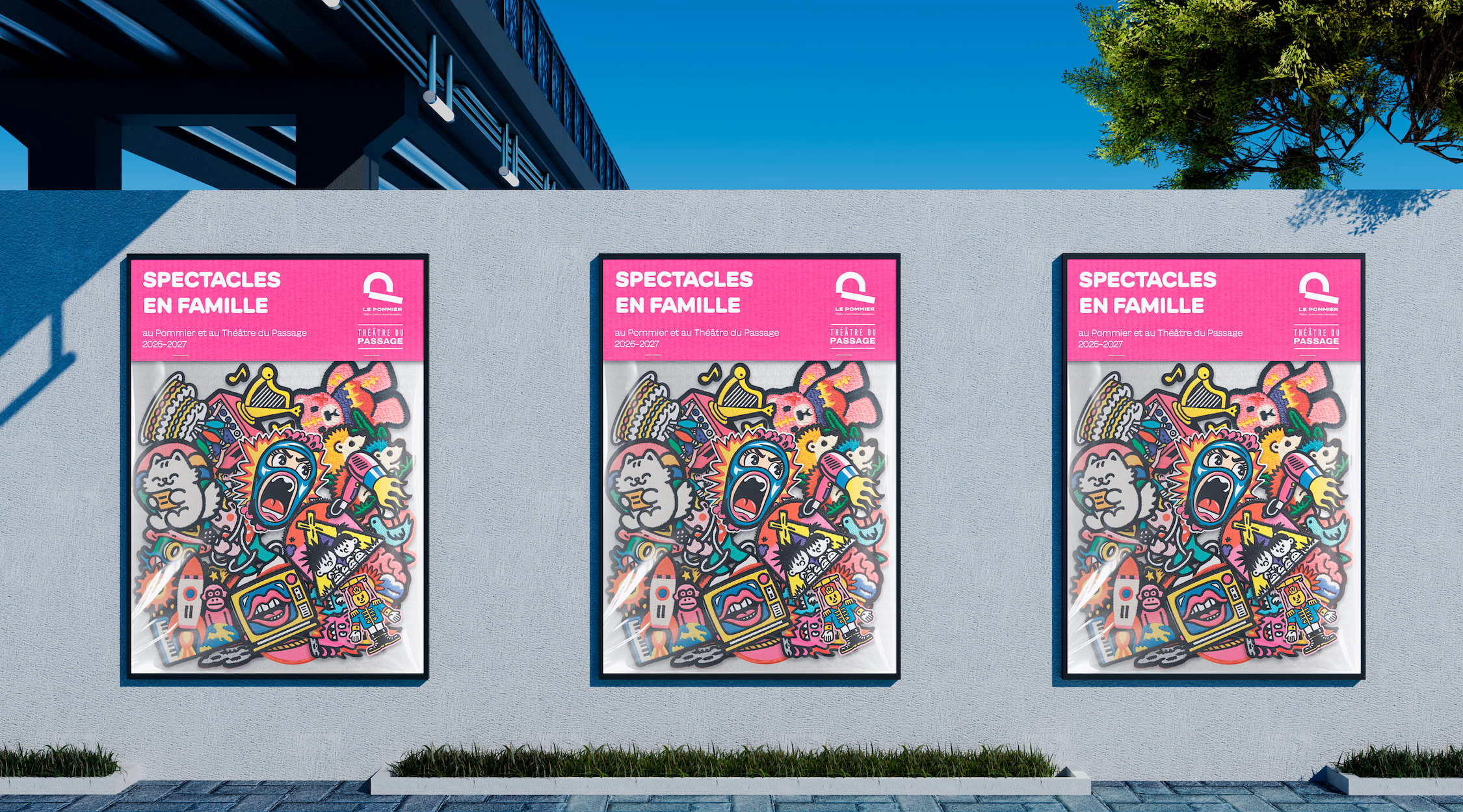 Affiches du programme jeune public spectacles en famille