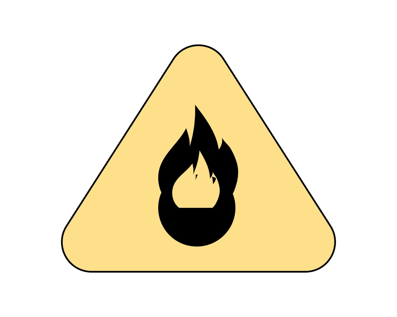 OSHA GHS Oxidizer hazard pictogram (Flame over circle)