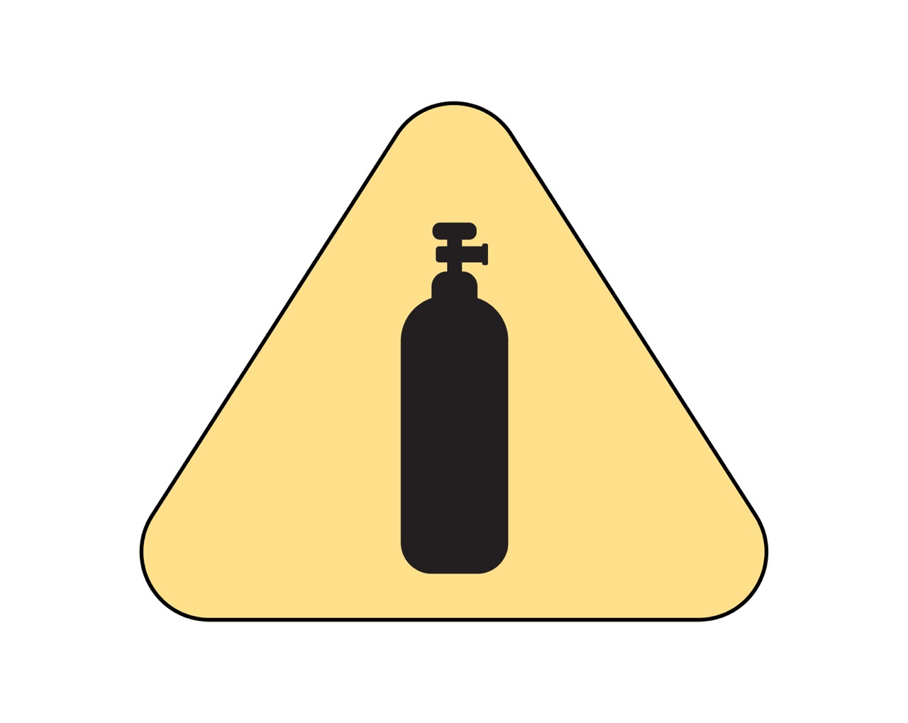 OSHA GHS Gas cylinder hazard pictogram