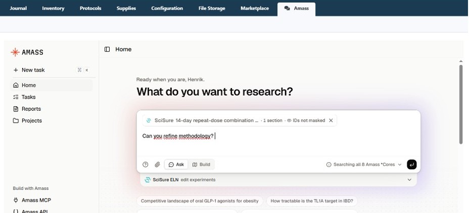 Ask questions about your own research