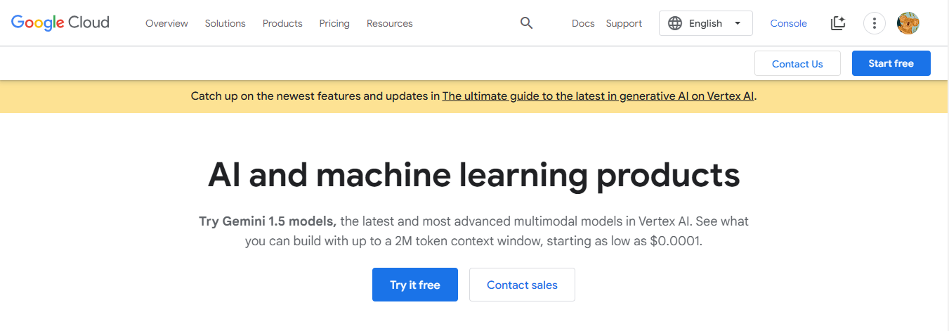 google cloud - Top AI Tools