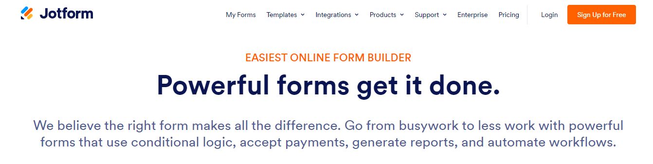jotform - Top AI Tools