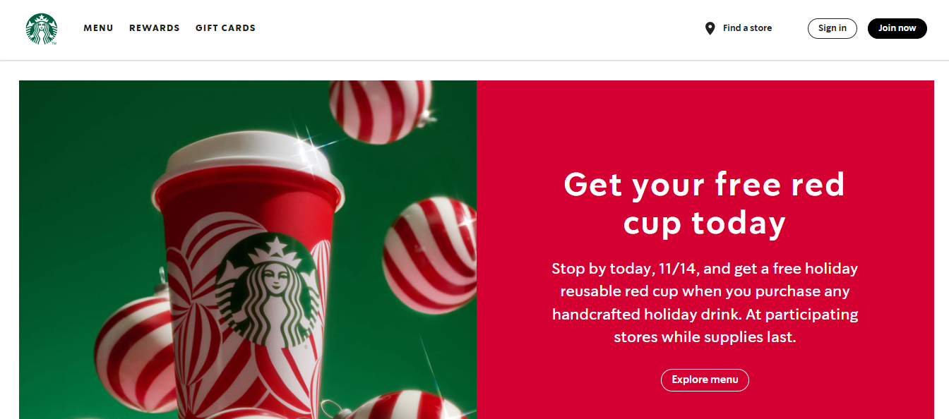 starbucks - AI Marketing Examples