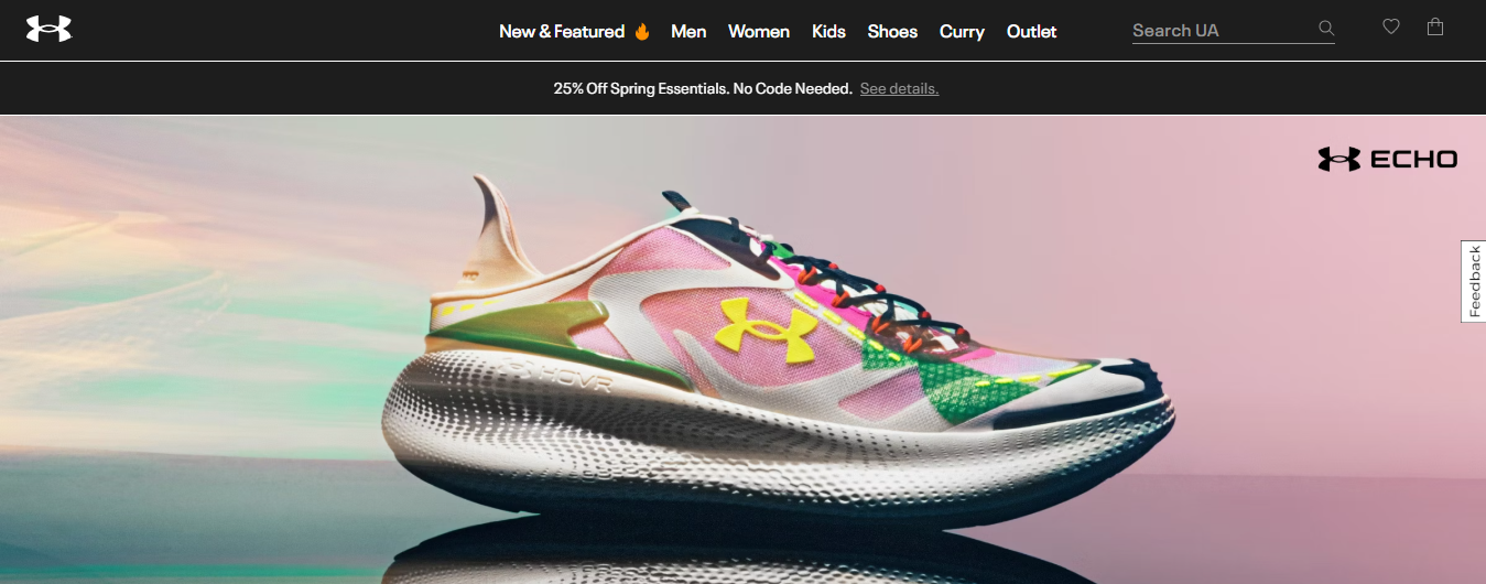 under armour - AI Marketing Examples