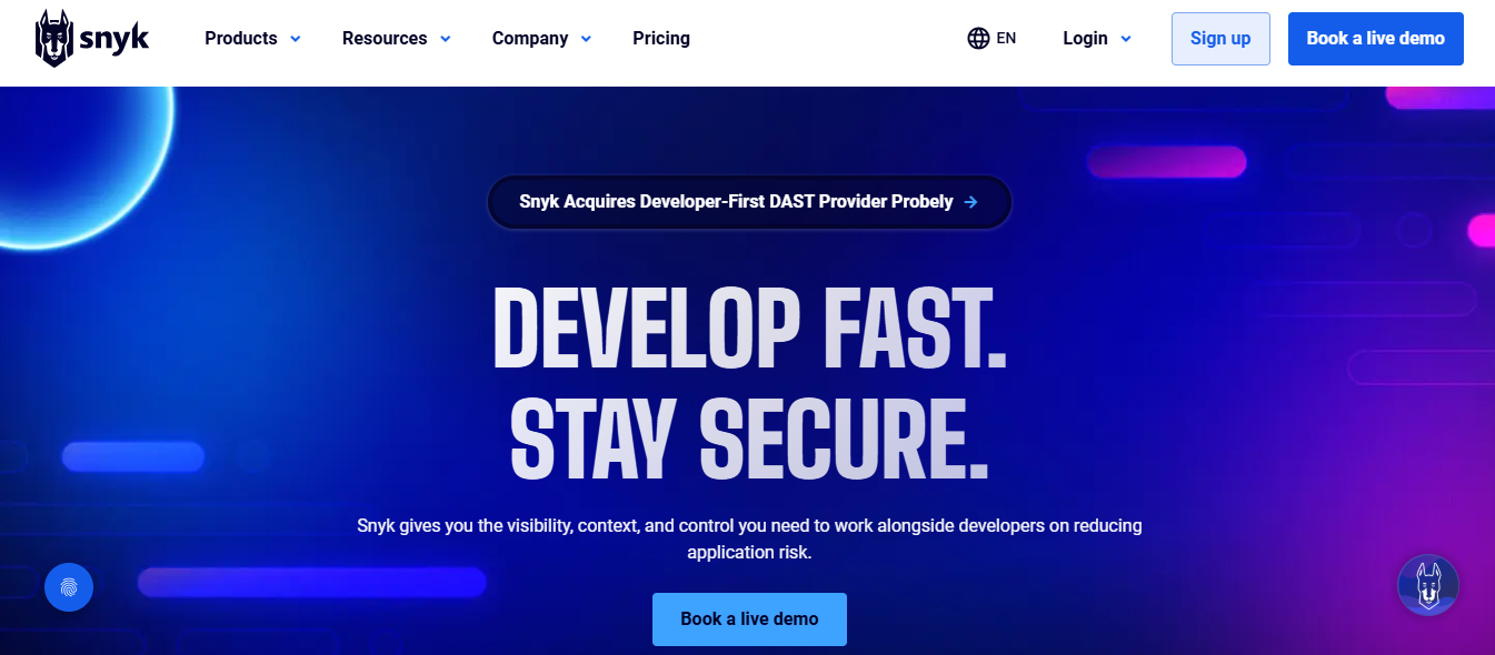 snyk - AI Tools for Startups