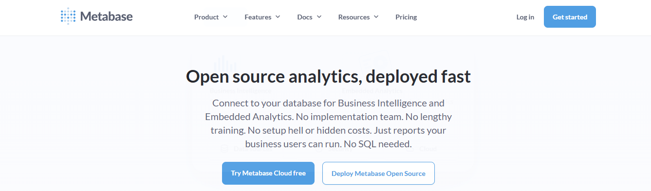 metabase - AI Tools for Startups