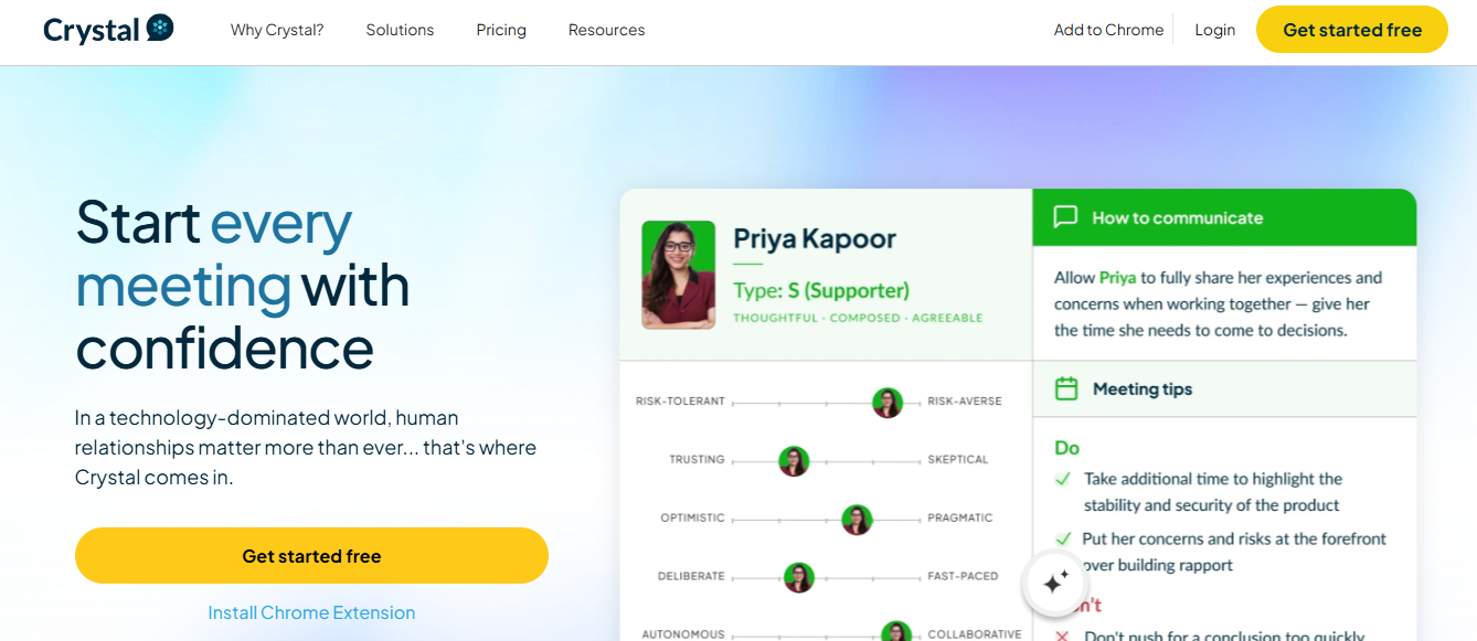crystal - AI Tools for Startups