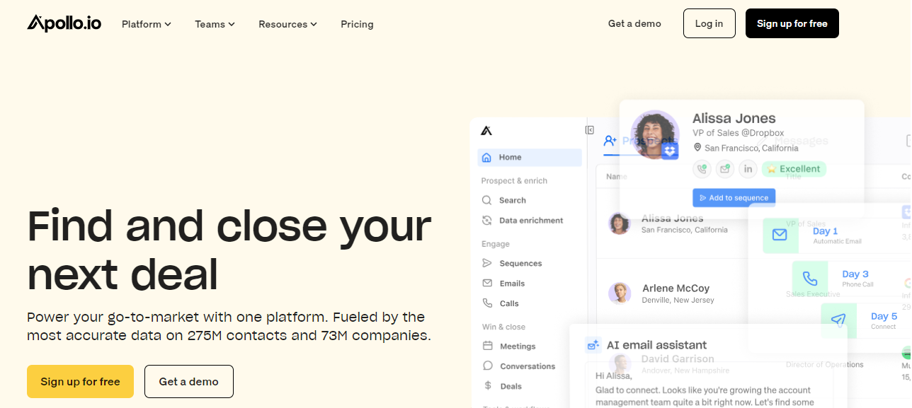 apollo - AI Lead Generation Tools