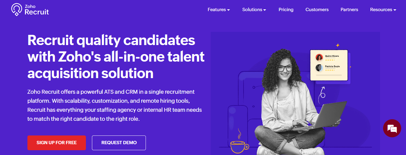 zoho recruit - Best AI Tools for Recruiting 