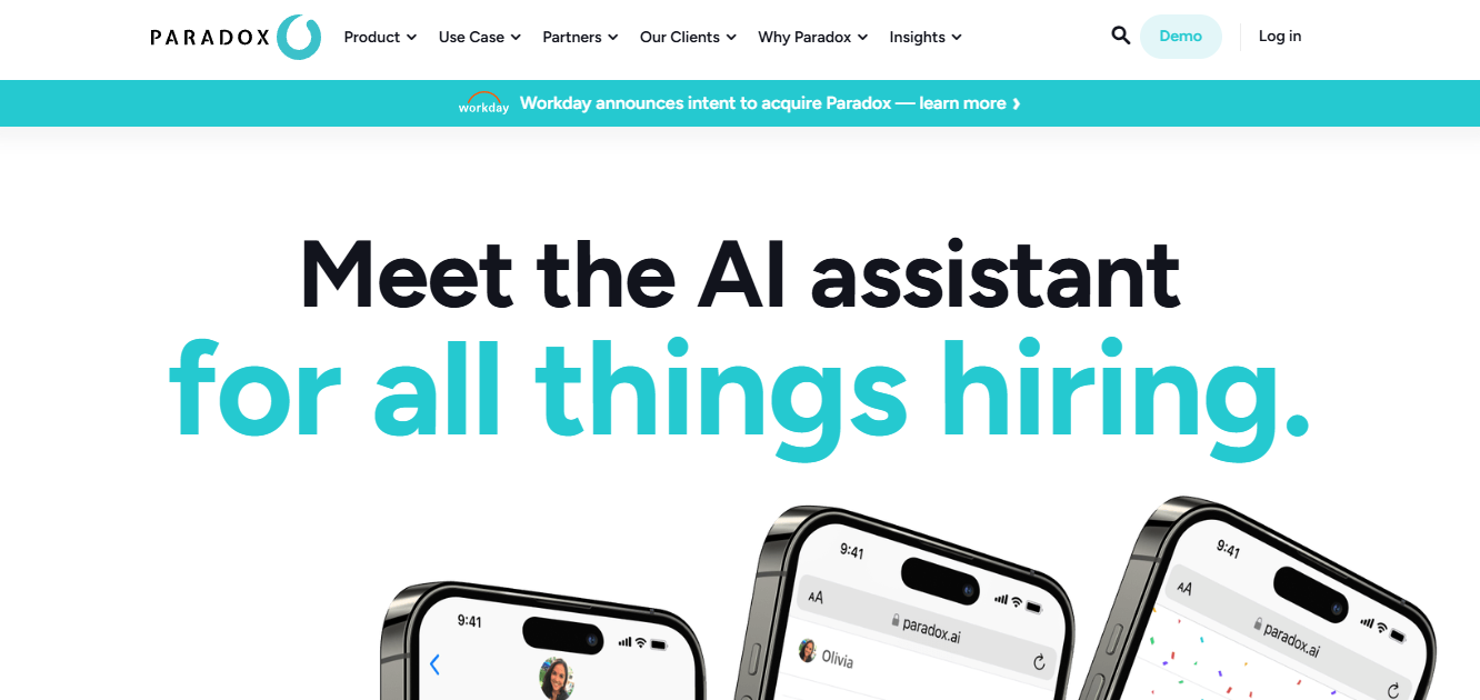 paradox - Best AI Tools for Recruiting 