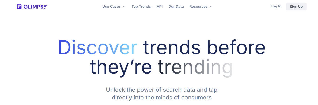 glimpse - Best AI Market Research Tools