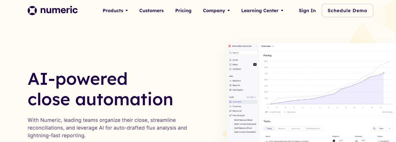 numeric - Best AI Tools for Accounting