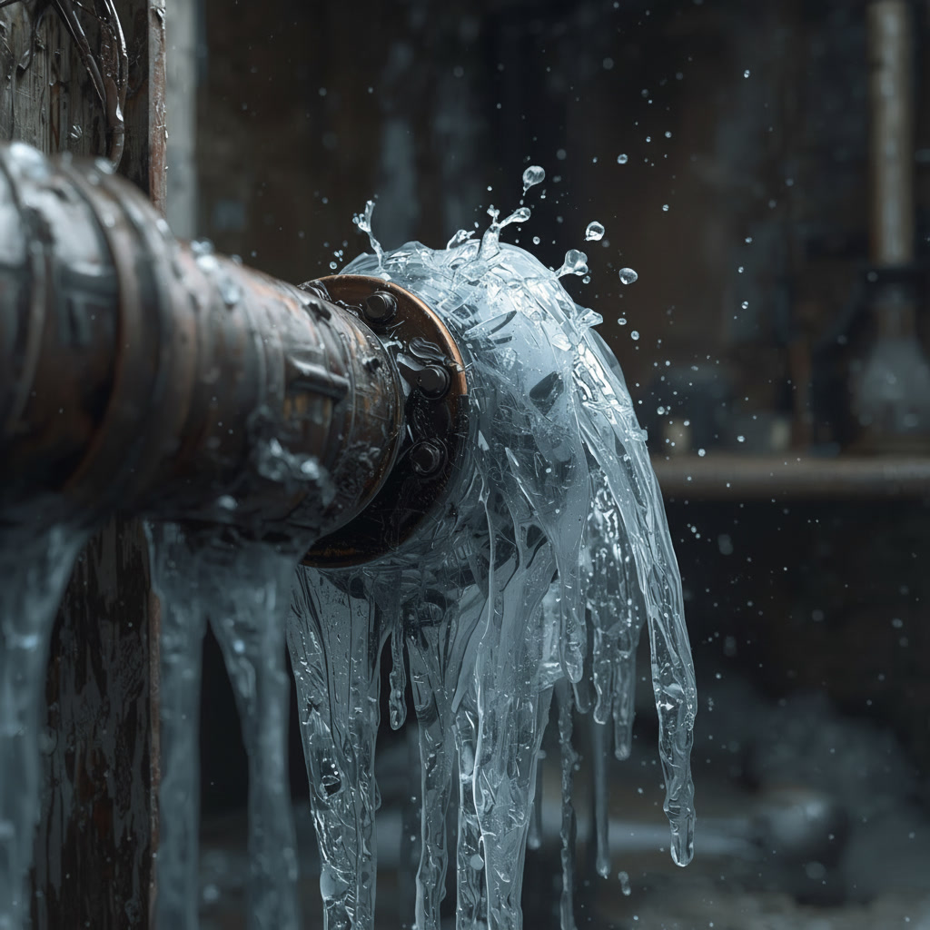 Frozen Pipe Leak