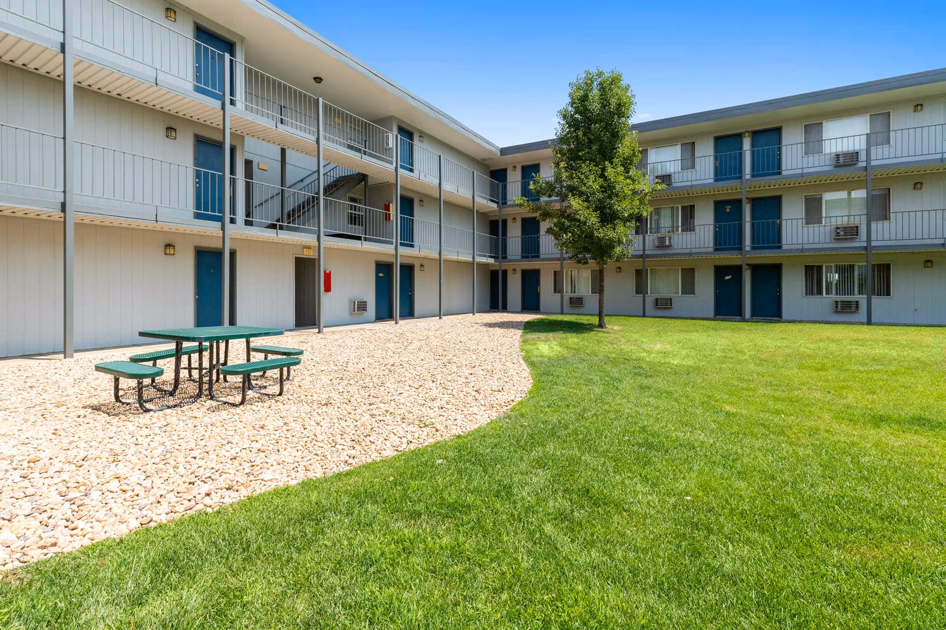 Open green grass area