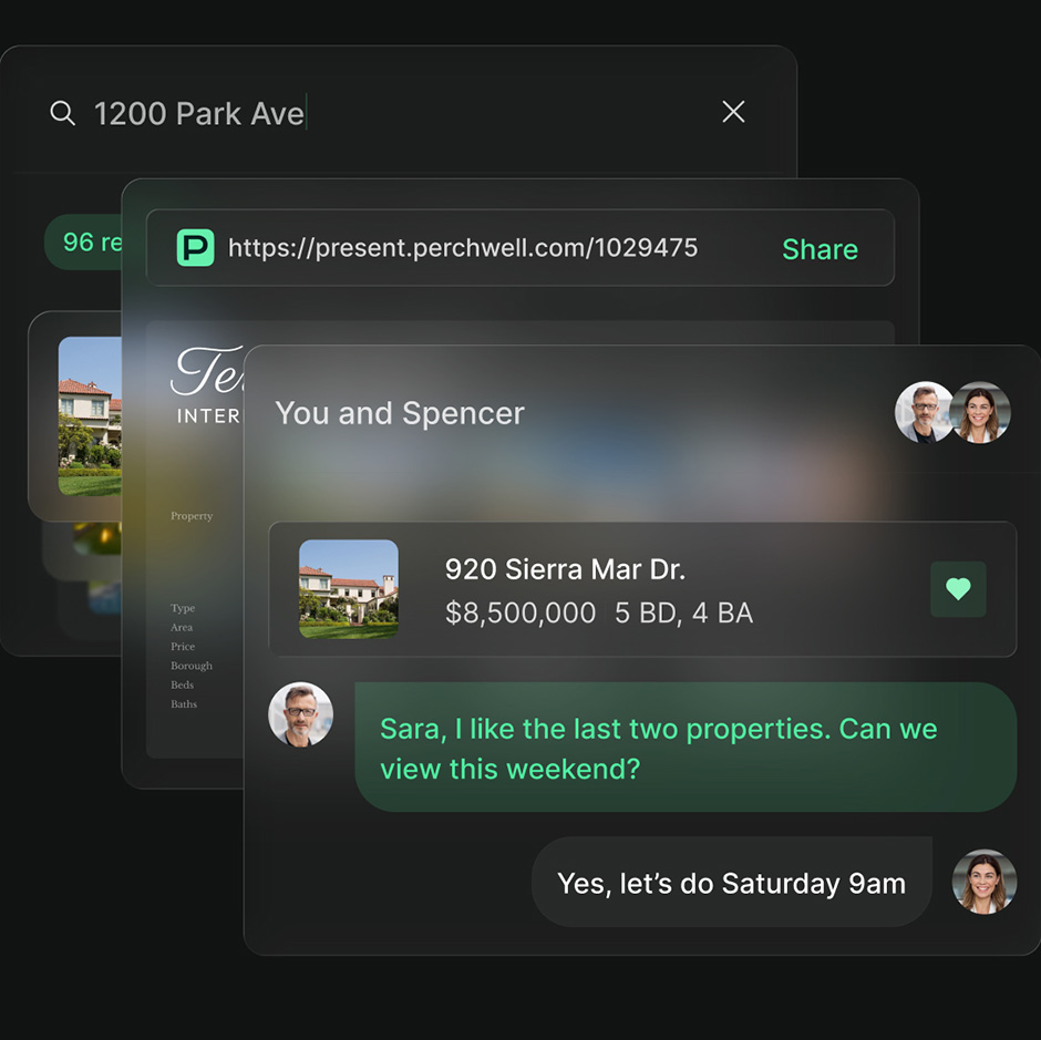 Perchwell client collaboration and branded reports for agents