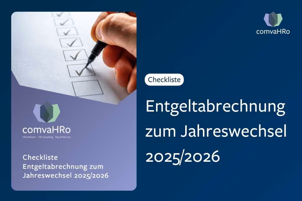 Checkliste Entgeltabrechnung zum Jahreswechsel 2025/2026