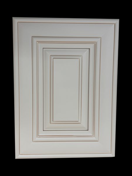 Casselberry Antique White pre-finished cabinet door style