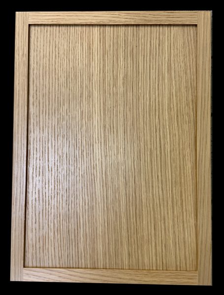 Slim White Oak pre-finished cabinet door style