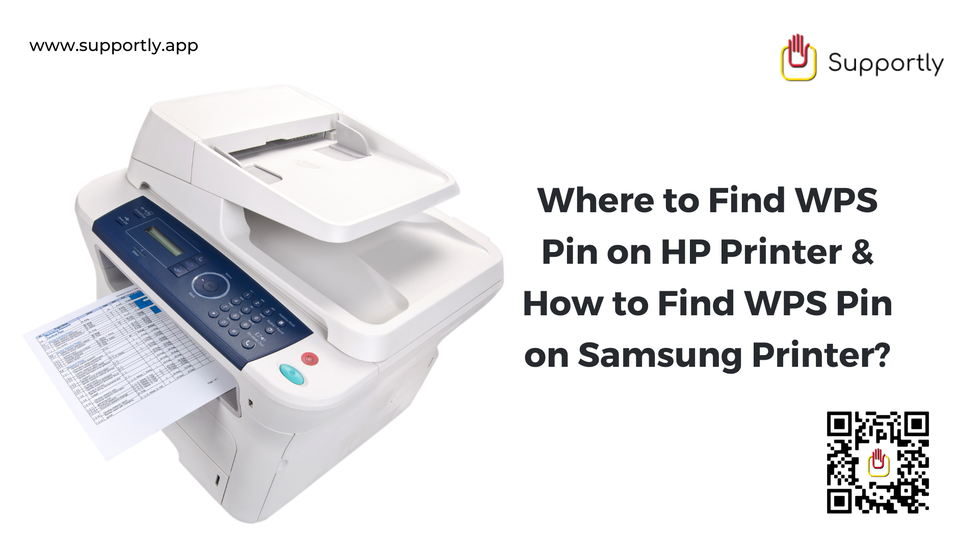 Where to Find WPS Pin on HP Printer & How to Find WPS Pin on Samsung Printer?