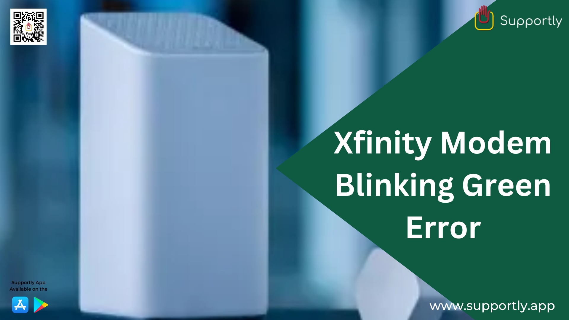 How to Resolve Xfinity Modem Blinking Green Error?
