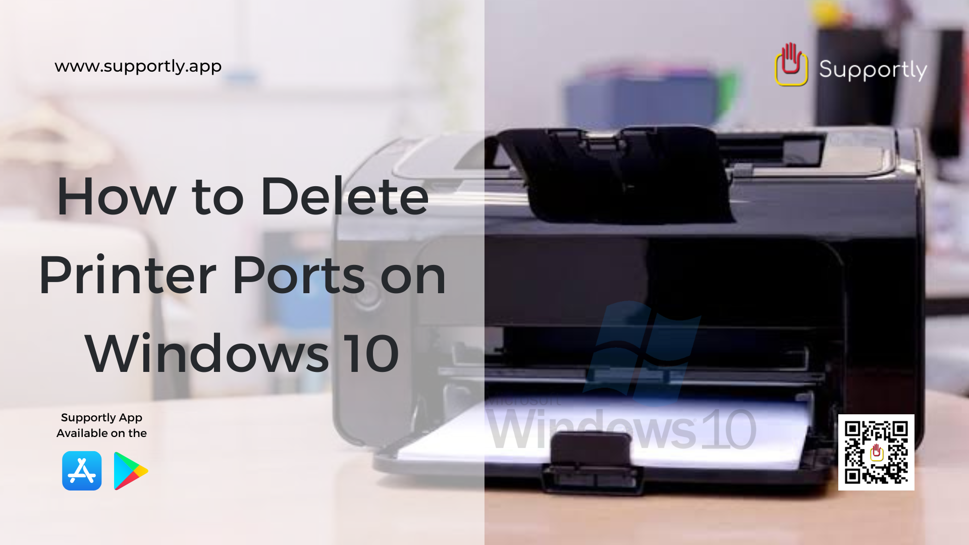 How to Delete Printer Ports on Windows 10?