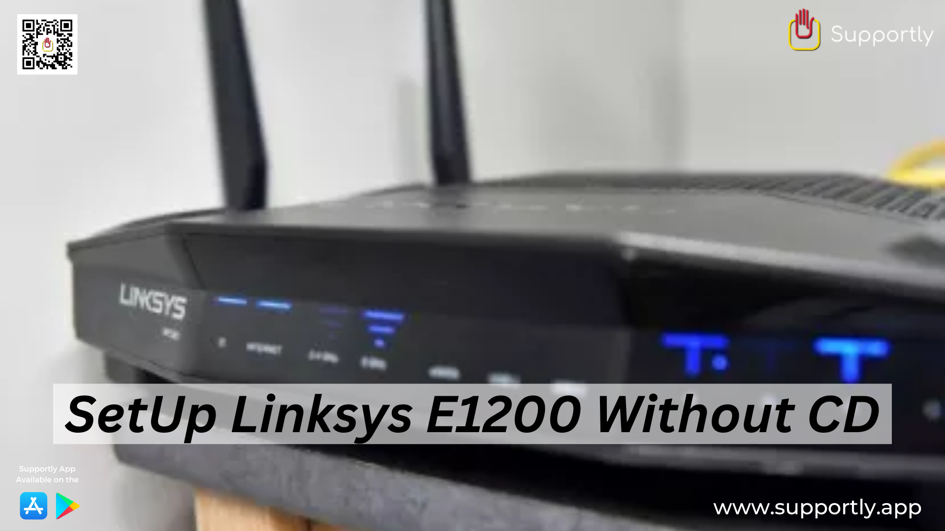 How to SetUp Linksys E1200 Without CD?